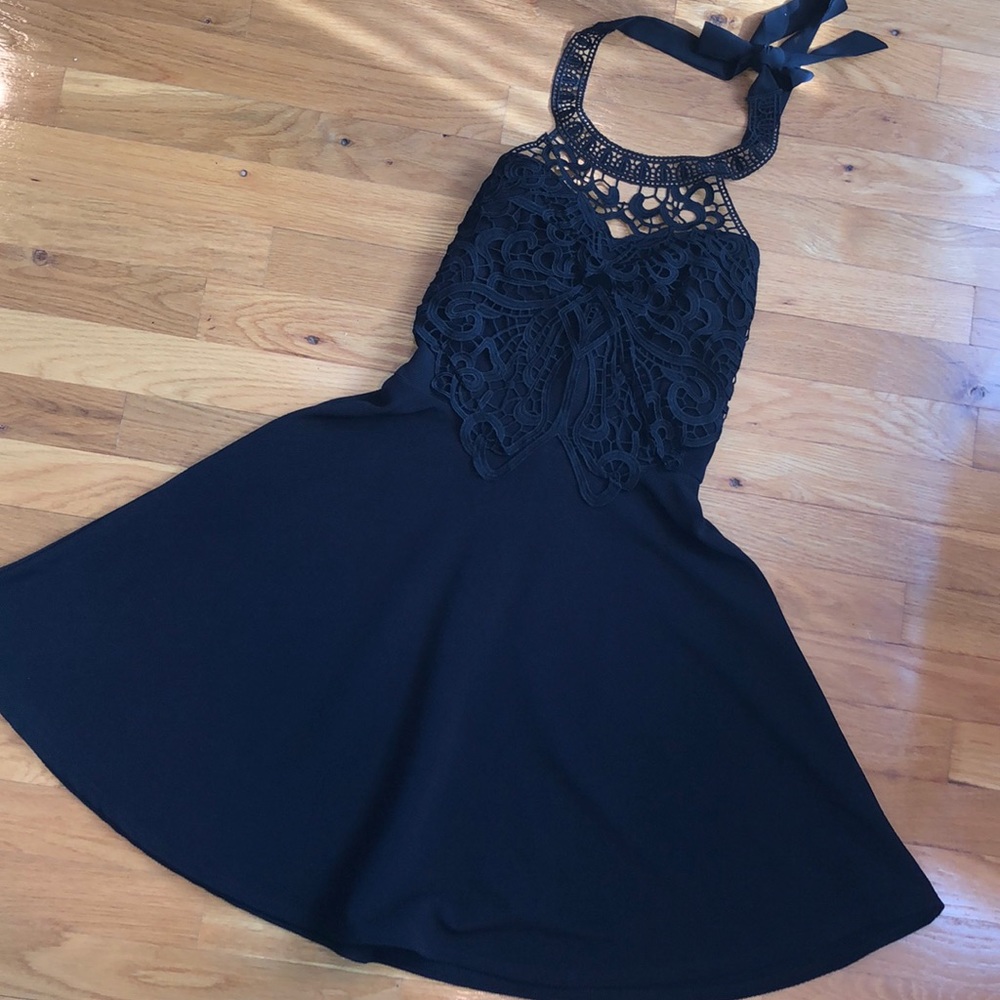 Black Halter Dress